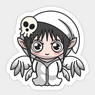 White Shinigami Sticker